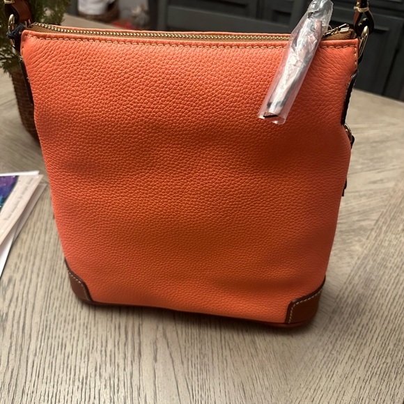 Dooney & Bourke Vibrant Orange Crossbody Bag and Wallet - Picture 3 of 7